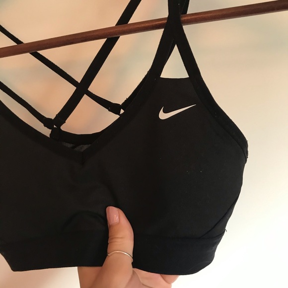 Nike Black Padded Sports Bra - Picture 3 of 6